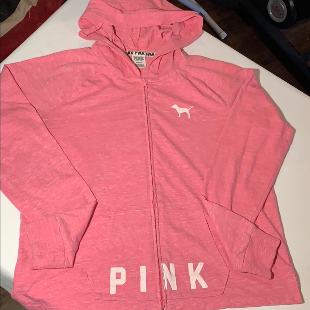 Woman’s size large hooded zip up